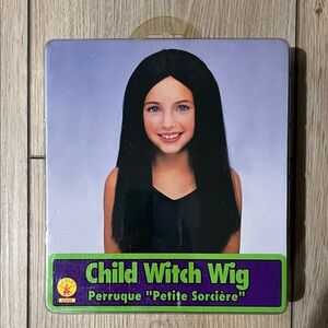EUC - Rubie's Child Witch Wig - Black
